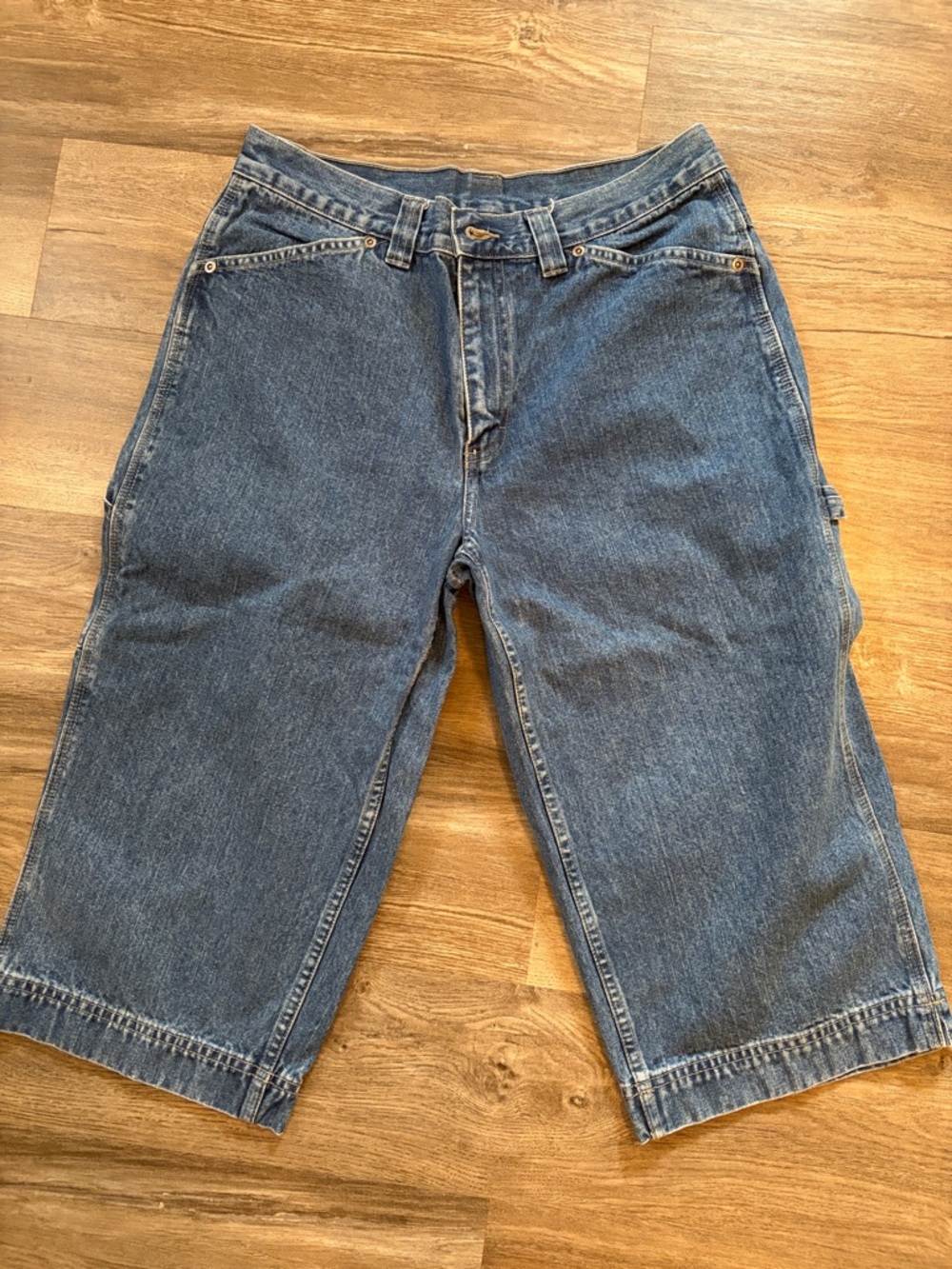 Classic Denim Carpenter Shorts - Blue Size 10P